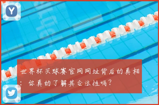 世界杯买球赛官网网址背后的真相：你真的了解其合法性吗？