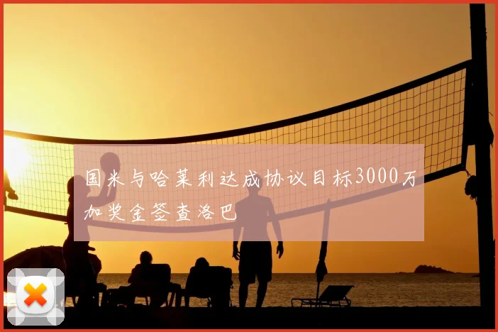 国米与哈莱利达成协议目标3000万加奖金签查洛巴