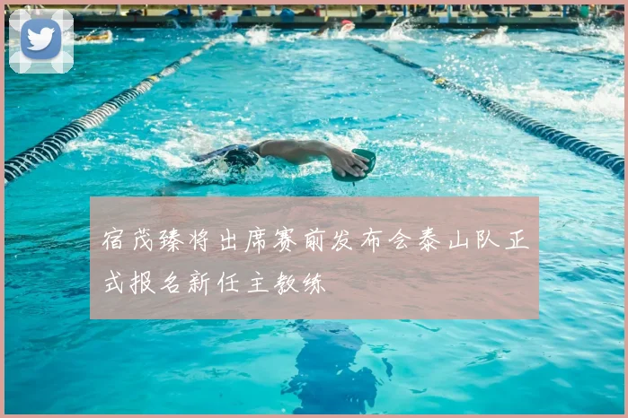 宿茂臻将出席赛前发布会泰山队正式报名新任主教练